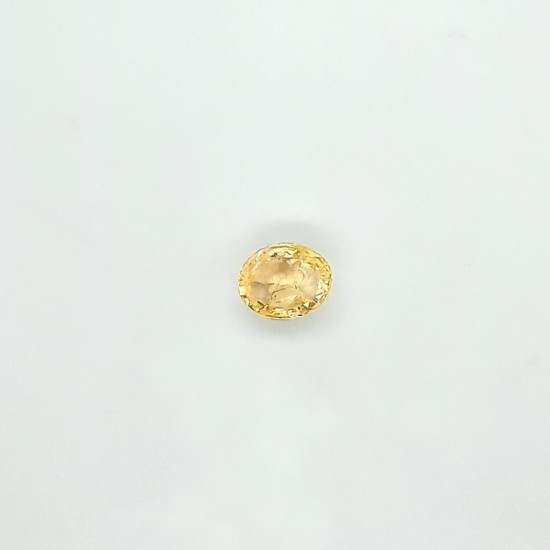Yellow Sapphire (Pukhraj) 3.48 Ct Certified
